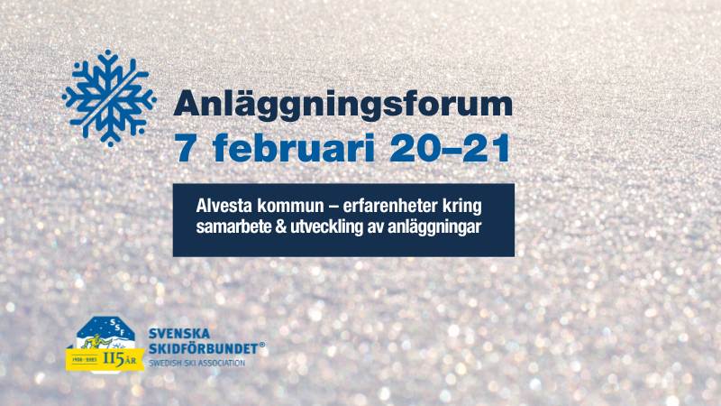 Anläggningsforum tema World Snow Day.
