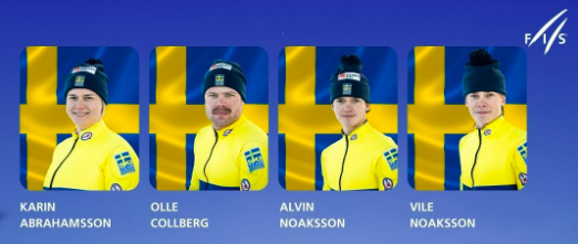 Den svenska truppen till VM 2025 i Les Contamines-Montjoie, Frankrike. Foto: @fistelemark.