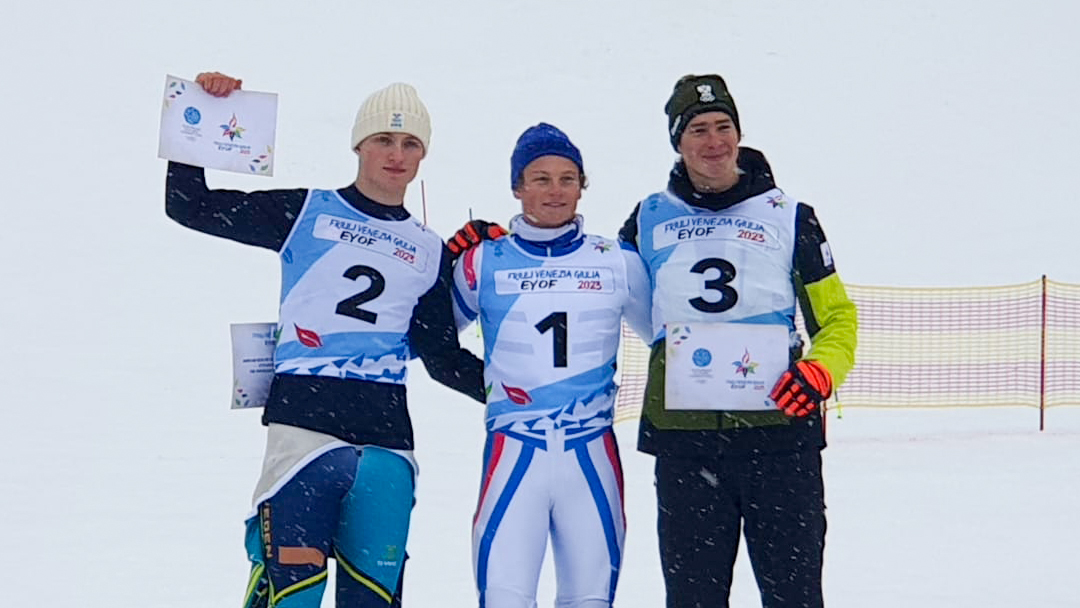 Gustav Wissting silvermedaljör på EYOF 2023