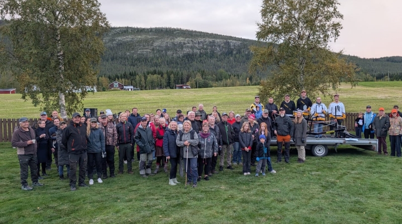 Långå by vid prisutdelningen av Stora Skidspårspriset 2025