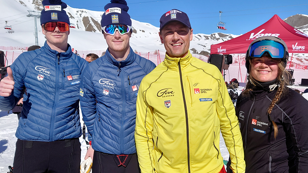 Det svenska speedskilaget under VM i Vars 2023