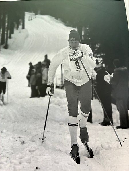 Rolf Hammar slutade fyra i Vasaloppet 1974. Foto: Privat.