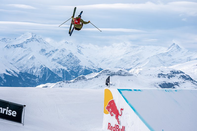 Isak Davidsson under världscupen i Laax, Schweiz, 2023. Foto: FIS.